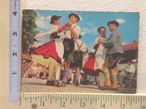 Postcard Tanz in Oberbayern, Germany