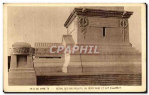 Old Postcard N D De Loreto Detail Des Bas Reliefs From Cenotaph And Pilasters