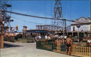 Norfolk Virginia VA Amusement Park Casino Theatre 1950s-60s Postcard
