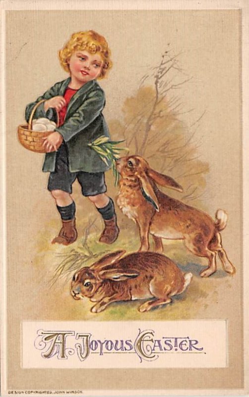 Artist Samuel Schmucker Antique Easter Postcard