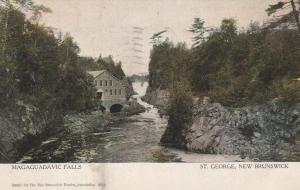 Magaguadavic Falls - St George NB, New Brunswick, Canada - pm 1906