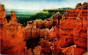 Bryce Canyon National Park Utah UT Postal Vintage UNP Mike Roberts de colección Sin usar 