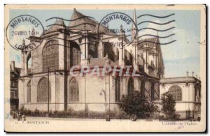 Old Postcard Montargis L & # & # 39abside of 39eglise