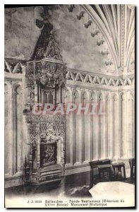 Postcard Old Sallanches Fund Baptismal ciborium of the fifteenth century hist...