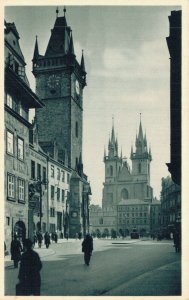 Czech Republic Praha Staroměstská radnice Prague Vintage Postcard 07.26