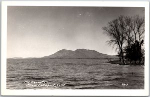 Mount Konocti From Lakeport California CA Volcano RPPC Real Photo Postcard