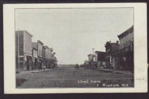Street Scene,Minocqua,WI Postcard 