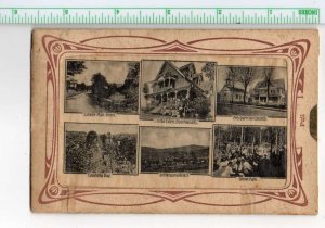 Jeffersonville New York Mechanicall Pull Out Views Vintage Postcard AA109442