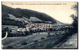 Old Postcard Dauphine Vue Generale of Clermont Monestier