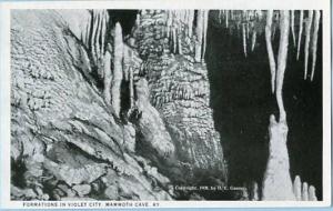 KY - Mammoth Cave, Formations in Violet City