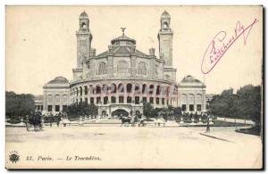 Old Postcard Paris Trocadero