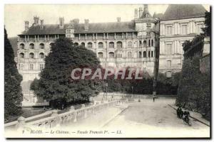 Postcard Old Chateau Blois Facade Francois 1er
