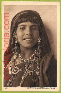 af6521 - LIBYA - VINTAGE POSTCARD - ETHNIC Costumes - 1914-