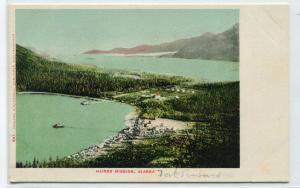 Haines Mission Aerial View Alaska 1907c postcard