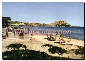 Postcard Modern Calvi Vue Generale And The Beach