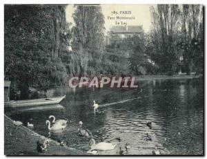 Old Postcard Paris Parc Montsouris