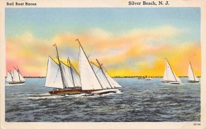 Sail Boat Races Silver Beach, New Jersey  
