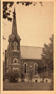Postcard IL Mason City Presbyterian Church Photo by DePue 1947 M21