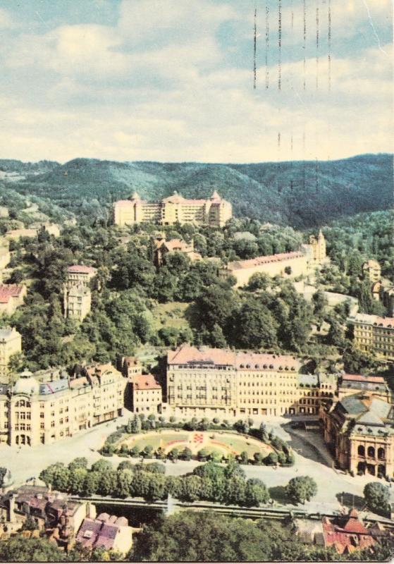 Czech Republic, KARLOVY VARY, Spa, Imperial Hotel, 1967 used Postcard