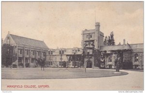 Mansfield College, Oxford (Oxfordshire), England, UK, 1900-1910s