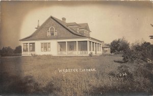 G52/ Deerwood Minnesota RPPC Postcard c1910 Webster Cottage