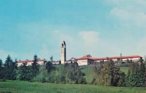 Westminster Abbey Mission BC Seminary Of Christ The King Vintage Postcard D32