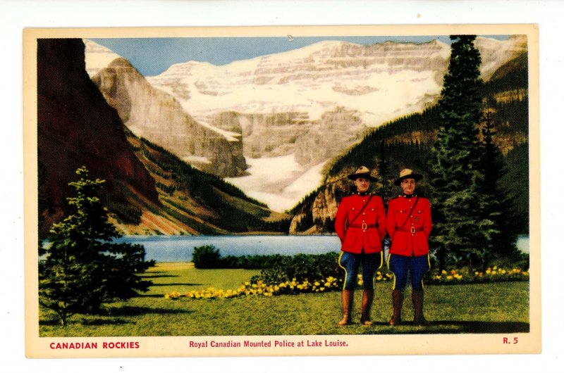 Canada - AB, Lake Louise. Royal Canadian Mounted Police