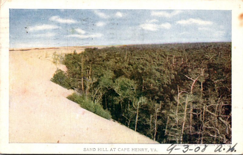 Expos Jamestown Exposition 1907 Sand Hill At Cape Henry Virginia