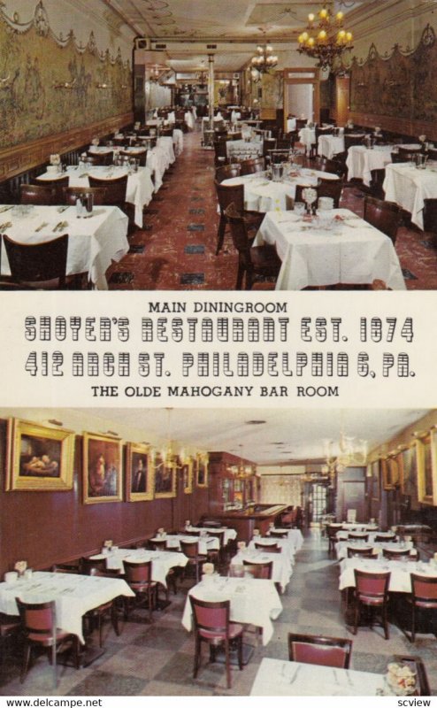 PHILADELPHIA , Pennsylvania , 1950-60s ; Shoyer's Restaurant