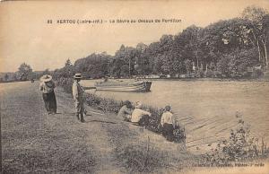 Vertou France along the Waster Antique Postcard L884 