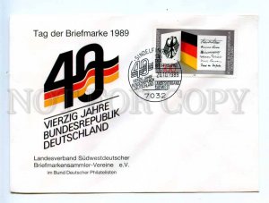 418139 GERMANY 1989 year 40 years of republic Sindelfingen COVER