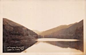 LAKE COUNTY CALIFORNIA~LE TRIANON MIRROR LAKE REAL PHOTO POSTCARD 1910-20s