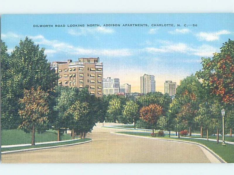 Unused Linen APARTMENT SCENE Charlotte North Carolina NC c3054-12