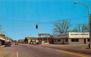 Street Sceme US 90 Highway Chattahoochee Florida 1960s postcard