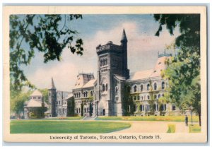1948 University of Toronto, Toronto Ontario Canada Vintage Postcard