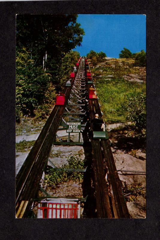 NH Mt Cranmore Ski Skiing Area North Conway New Hampshire Postcard Skimobile