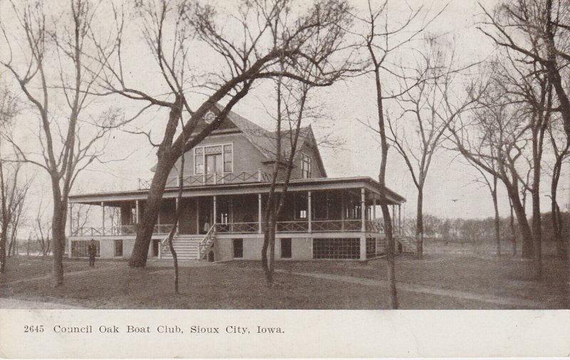 Iowa Sioux City Council Oak Boat Club 1907