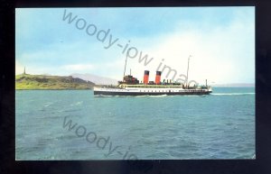 f2366 - Caladonian MacBrayne Ferry - King George V - built 1926 - postcard