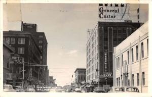 Billings Montana First Ave North Real Photo Antique Postcard J66767