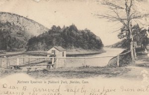 MERIDAN,  Connecticut, PU-1906; Merimere Reservoir in Hubbard Park