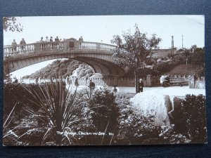 Essex THE BRIDGE Clacton on Sea c1920s RP Postcard