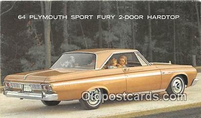 64 Plymouth Sport Fury 2 Door Hardtop Auto, Car Unused 