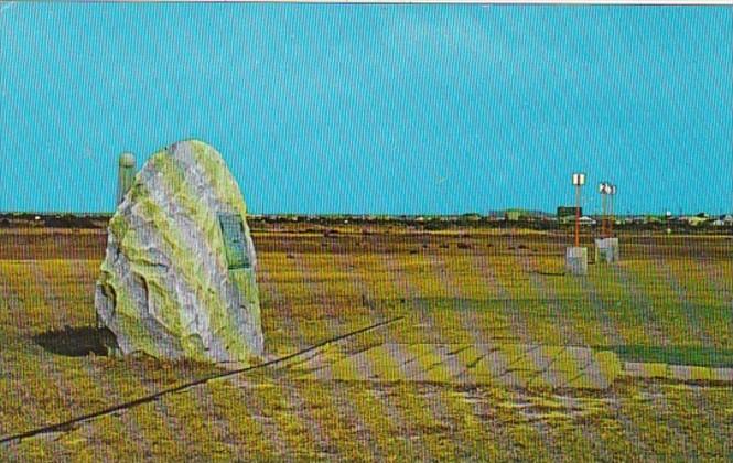 North Carolina Kill Devil Hills Granite Boulder At Take Off Site Wright Broth...