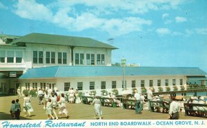 Ocean Grove NJ-New Jersey, 1958 Original Homestead Restaurant Vintage Postcard