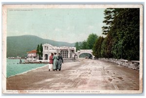 The Shore Road Casino Fort William Henry Hotel Lake George NY Phostint Postcard 