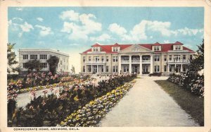 Ardmore Oklahoma Confederate Home White Border Vintage Postcard U5437