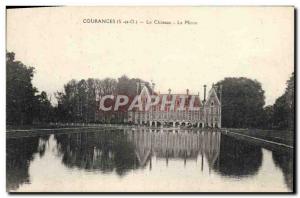 Old Postcard Courances Chateau Mirror