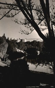 Vintage Postcard 1900's View of Lake Nature Chapultepec Mexico MX