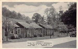 J92/ Dillsboro North Carolina Postcard c1940s Cannon's Cottages  373