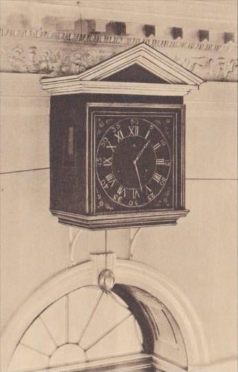 Virginia Monticello Seven Day Clock In Entrance Hall Albertype